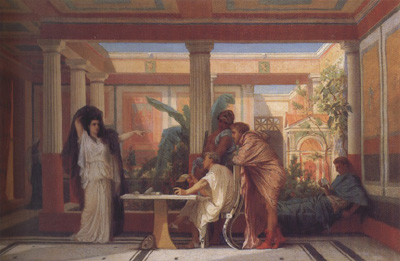 Gustave Boulanger,The Rehearsal in the House of the Tragic Poet (mk23)